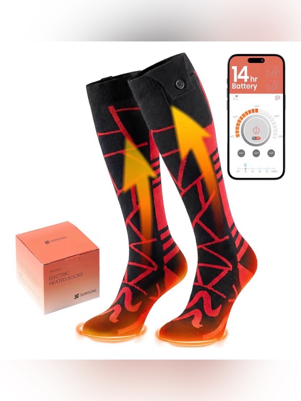 Electric Heated Compression Socks